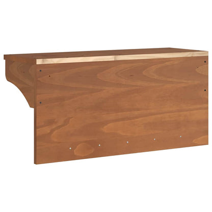 vidaXL Porte-manteau mural SANDNES 87x30x42 cm bois massif pin