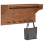 vidaXL Porte-manteau mural SANDNES 87x30x42 cm bois massif pin