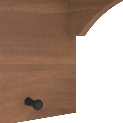 vidaXL Porte-manteau mural SANDNES 87x30x42 cm bois massif pin