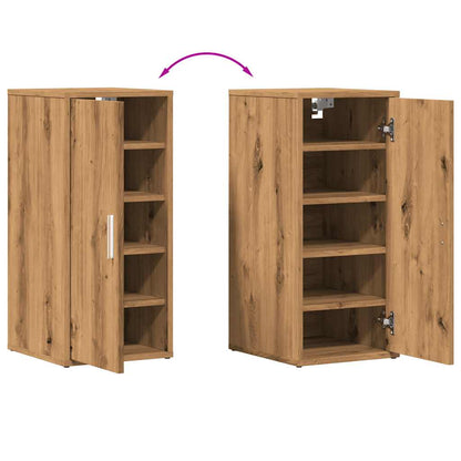 vidaXL Armoires à chaussures 2 pcs chêne artisanal bois d'ingénierie
