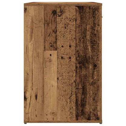 vidaXL Bureau vieux bois 100x49x75 cm bois d'ingénierie