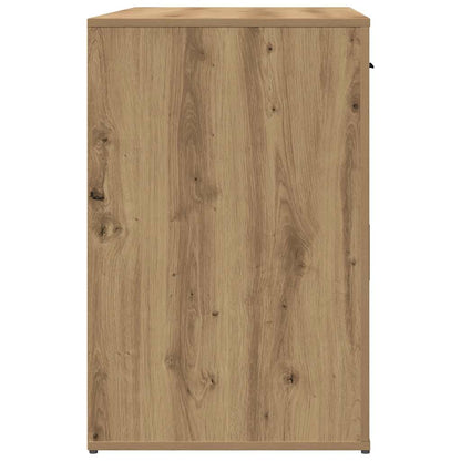 vidaXL Bureau chêne artisanal 100x49x75 cm bois d'ingénierie