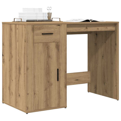 vidaXL Bureau chêne artisanal 100x49x75 cm bois d'ingénierie