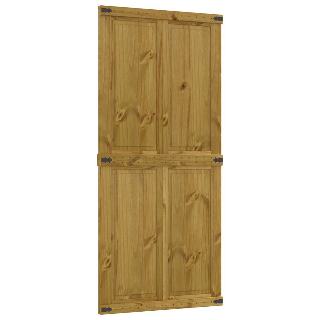 vidaXL Porte de grange CORONA 90x210 cm bois massif de pin