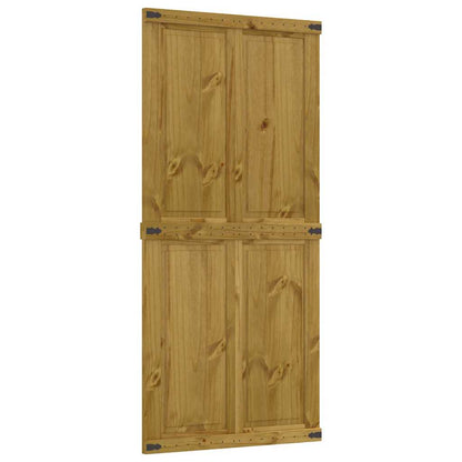 vidaXL Porte de grange CORONA 90x210 cm bois massif de pin