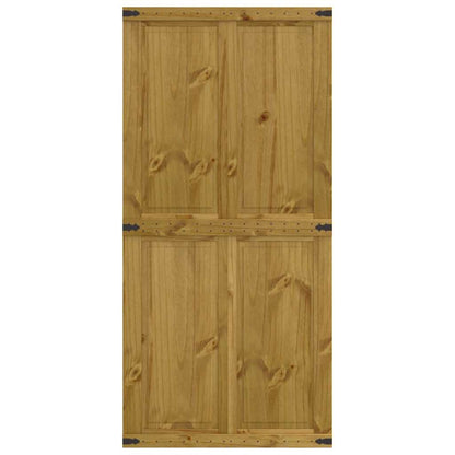 vidaXL Porte de grange CORONA 90x210 cm bois massif de pin