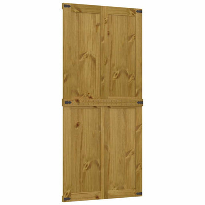 vidaXL Porte de grange CORONA 90x210 cm bois massif de pin
