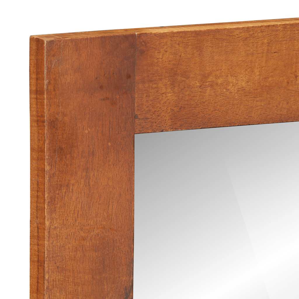 vidaXL Miroir mural avec tiroirs 60x33x90 cm bois massif d'acacia