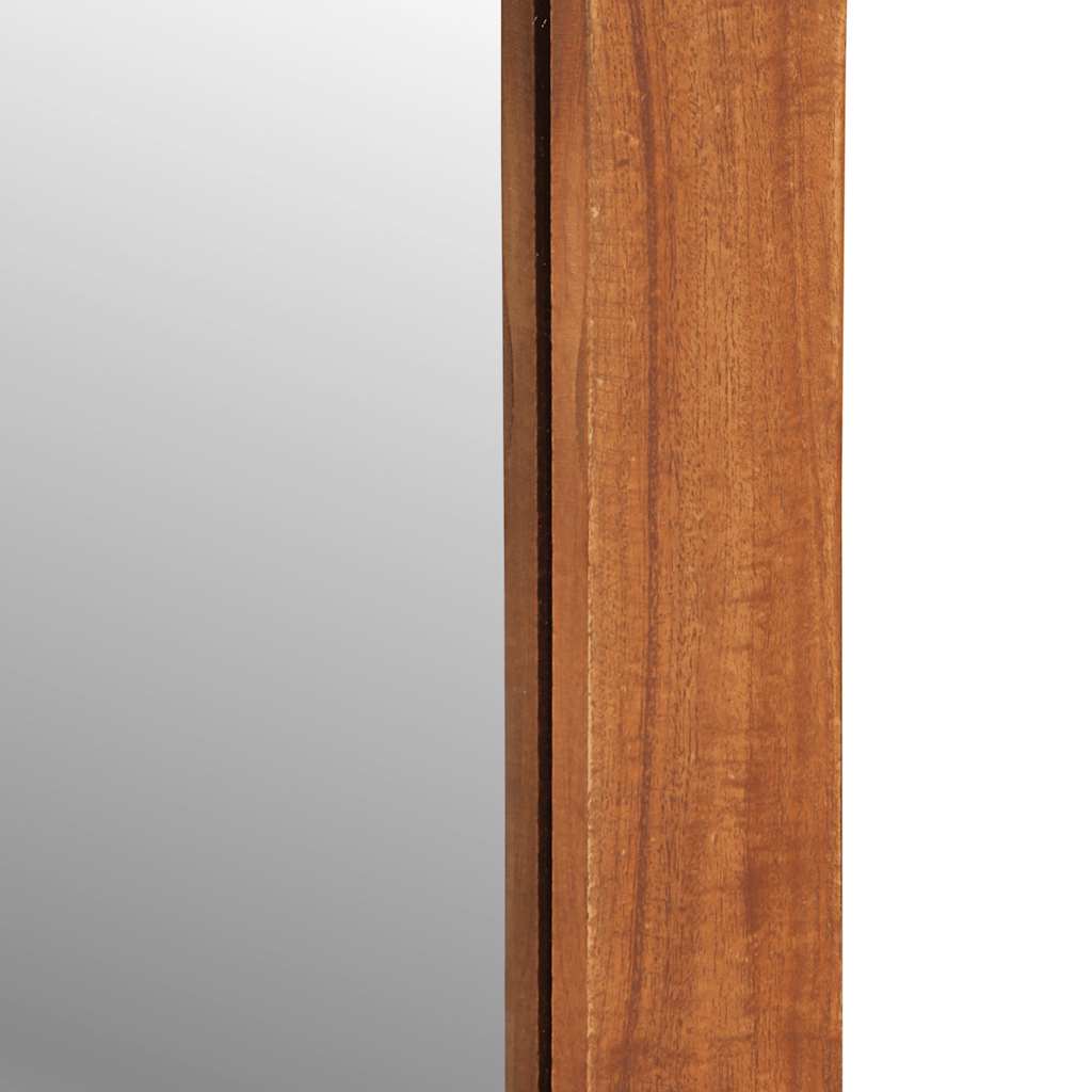 vidaXL Miroir mural avec tiroirs 60x33x90 cm bois massif d'acacia