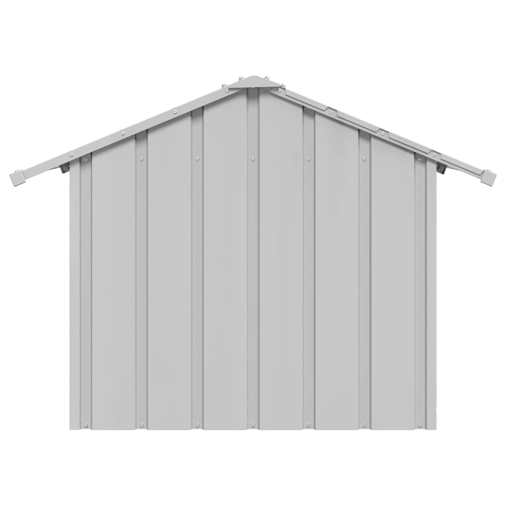 vidaXL Niche pour chien avec toit noir 85x107x81 cm acier galvanisé