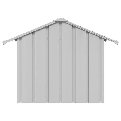 vidaXL Niche pour chien avec toit noir 85x107x81 cm acier galvanisé