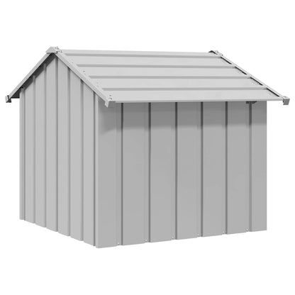 vidaXL Niche pour chien avec toit noir 85x107x81 cm acier galvanisé