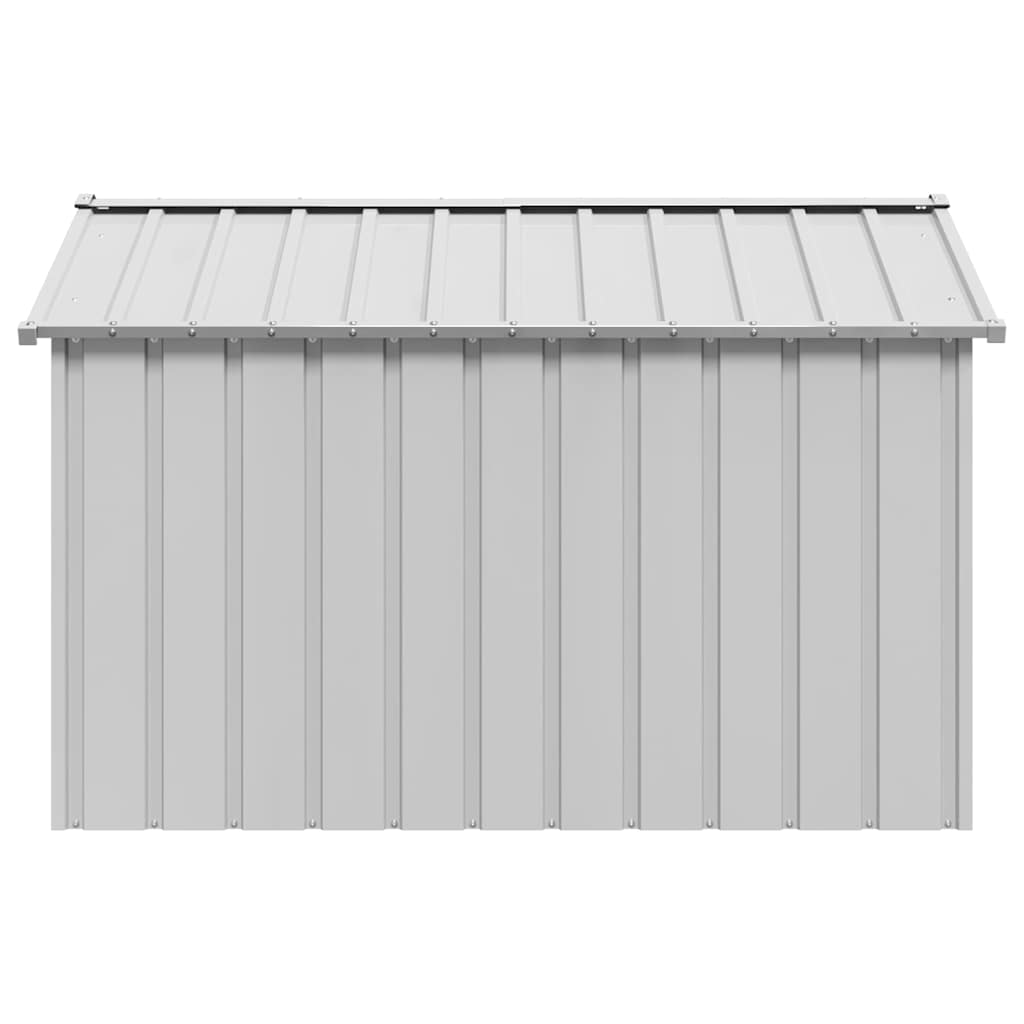 vidaXL Niche pour chien avec toit noir 113x153x101 cm acier galvanisé
