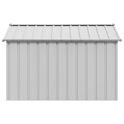 vidaXL Niche pour chien avec toit noir 113x153x101 cm acier galvanisé