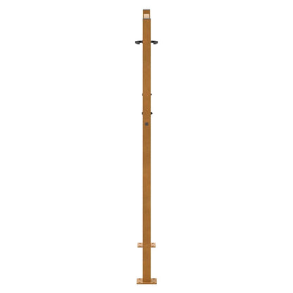 vidaXL Porte de jardin acier résistant aux intempéries design lumière