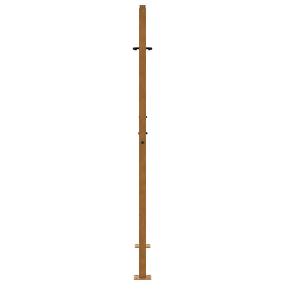 vidaXL Porte de jardin acier résistant aux intempéries design tracés