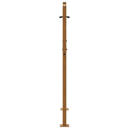 vidaXL Porte de jardin acier résistant aux intempéries design flamme