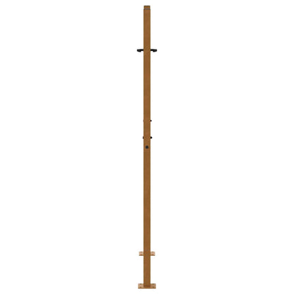 vidaXL Porte de jardin acier résistant aux intempéries design flamme