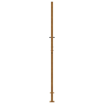 vidaXL Porte de jardin acier résistant aux intempéries design flamme