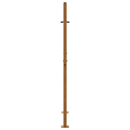 vidaXL Porte de jardin acier résistant aux intempéries design croisé