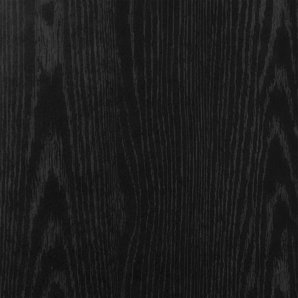 vidaXL Support de tour d'ordinateur avec tiroir noir 35x45x77 cm