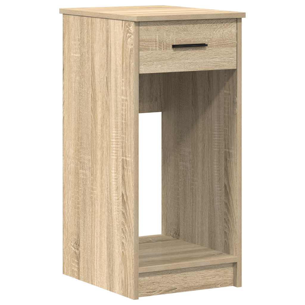 vidaXL Support de tour d'ordinateur et tiroir chêne sonoma 35x45x77 cm