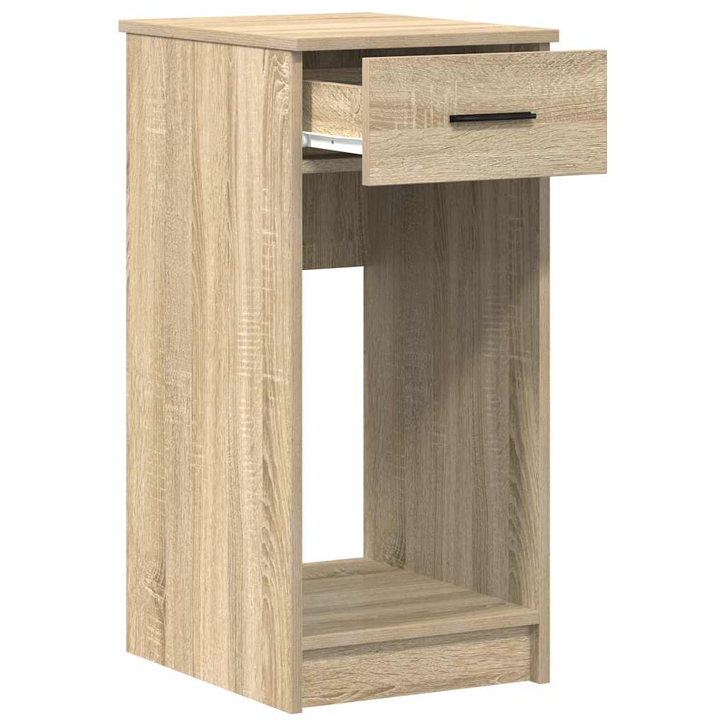 vidaXL Support de tour d'ordinateur et tiroir chêne sonoma 35x45x77 cm