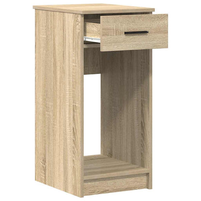 vidaXL Support de tour d'ordinateur et tiroir chêne sonoma 35x45x77 cm