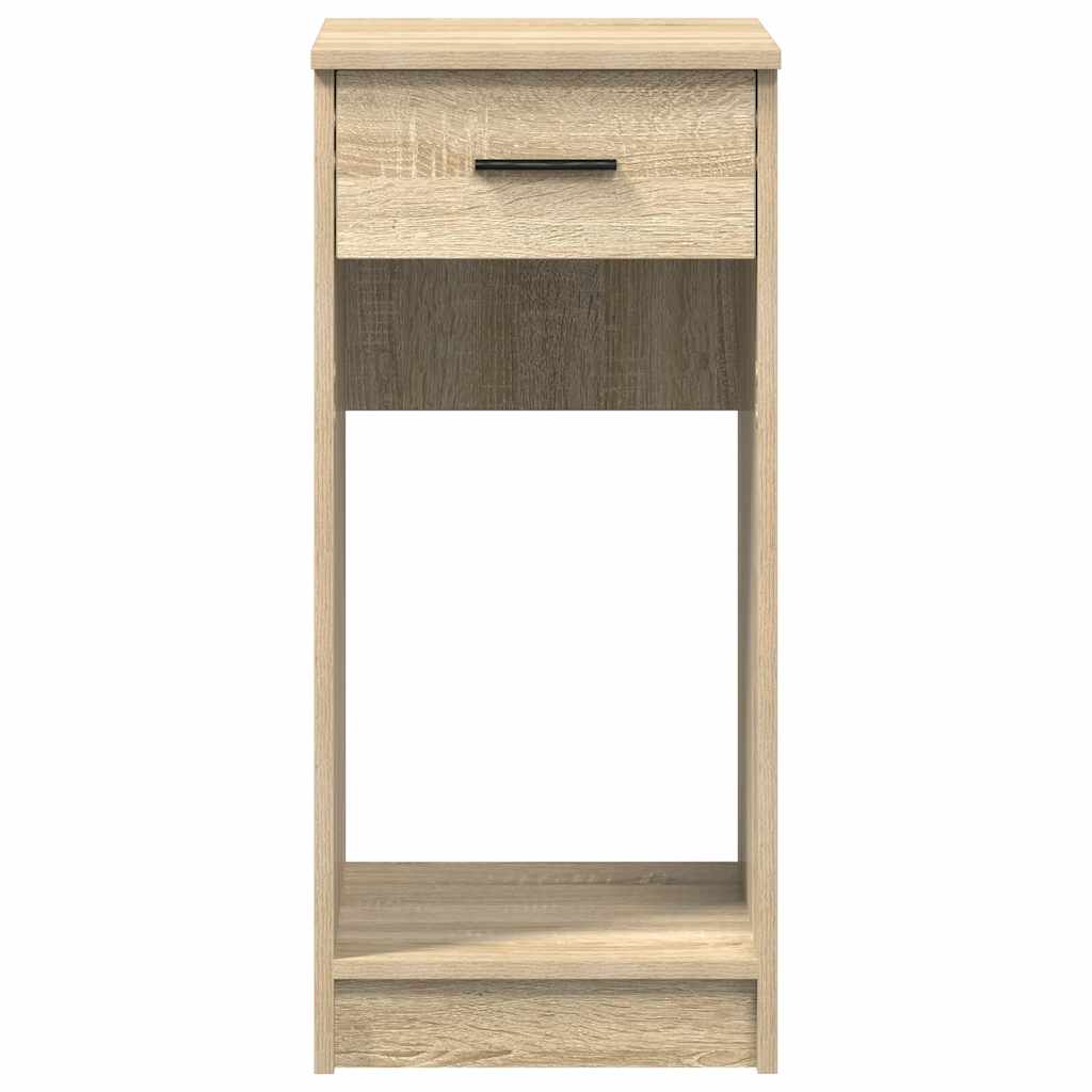 vidaXL Support de tour d'ordinateur et tiroir chêne sonoma 35x45x77 cm