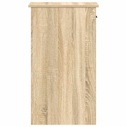 vidaXL Support de tour d'ordinateur et tiroir chêne sonoma 35x45x77 cm