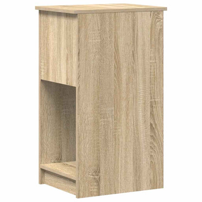 vidaXL Support de tour d'ordinateur et tiroir chêne sonoma 35x45x77 cm