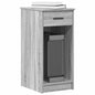 vidaXL Support de tour d'ordinateur et tiroir sonoma gris 35x45x77 cm
