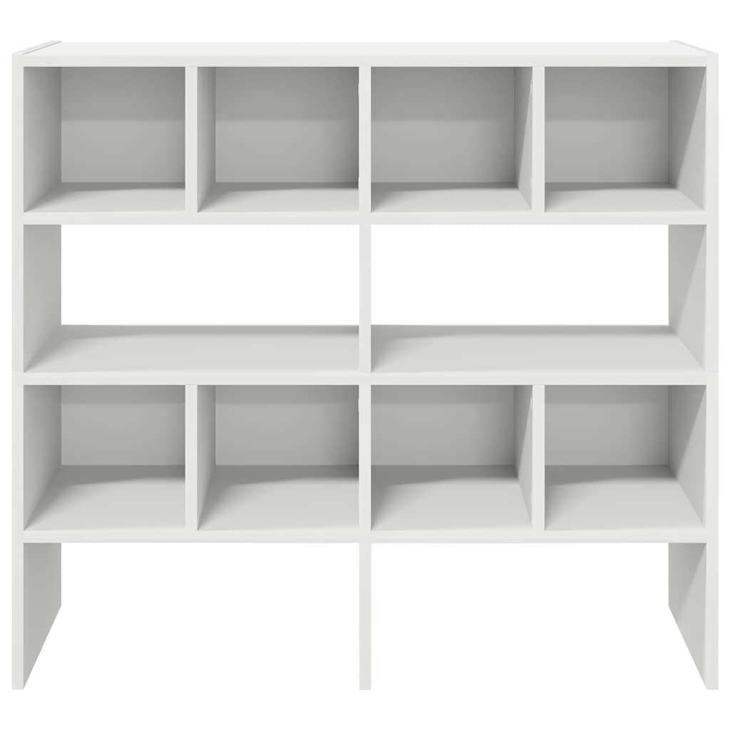 vidaXL Étagères à chaussures empilables 2 pcs blanc 89,5x30x40 cm