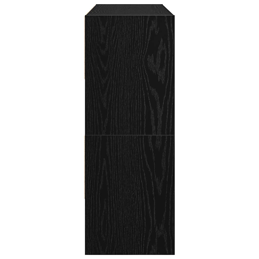 vidaXL Étagères à chaussures 2 pcs empilable chêne marron 89,5x30x40cm