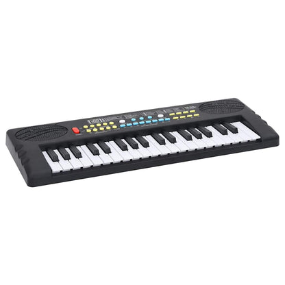 vidaXL Clavier de piano électrique 37 touches et microphone d'enfants
