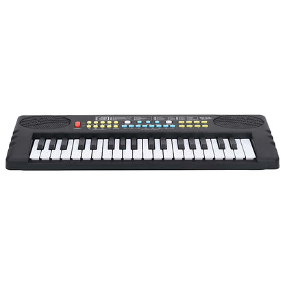 vidaXL Clavier de piano électrique 37 touches et microphone d'enfants