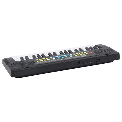 vidaXL Clavier de piano électrique 37 touches et microphone d'enfants