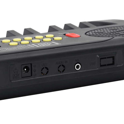 vidaXL Clavier de piano électrique 37 touches et microphone d'enfants