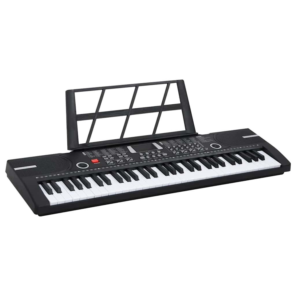 vidaXL Clavier de piano électrique 61 touches et pupitre pour enfants