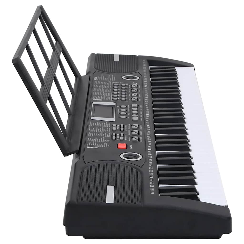 vidaXL Clavier de piano électrique 61 touches et pupitre pour enfants