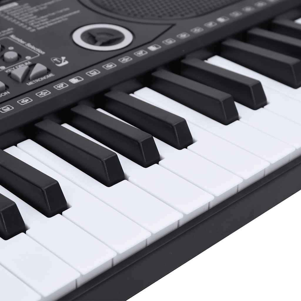 vidaXL Clavier de piano électrique 61 touches et pupitre pour enfants