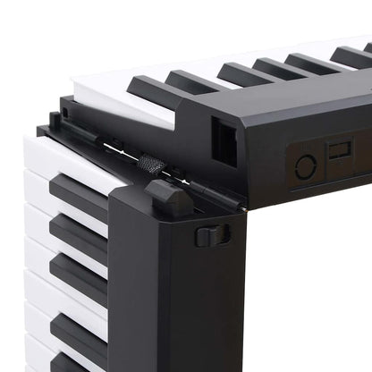 vidaXL Clavier de piano électrique 88 touches avec pupitre pliable