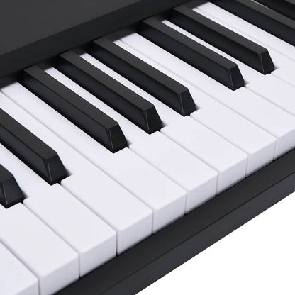 vidaXL Clavier de piano électrique 88 touches avec pupitre pliable