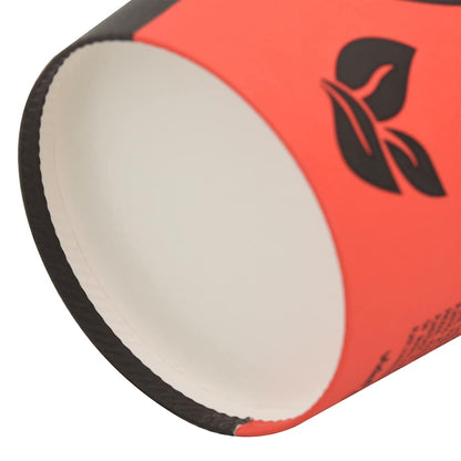 vidaXL Tasses à café en papier 1000 pcs 16oz 400ml rouge et noir