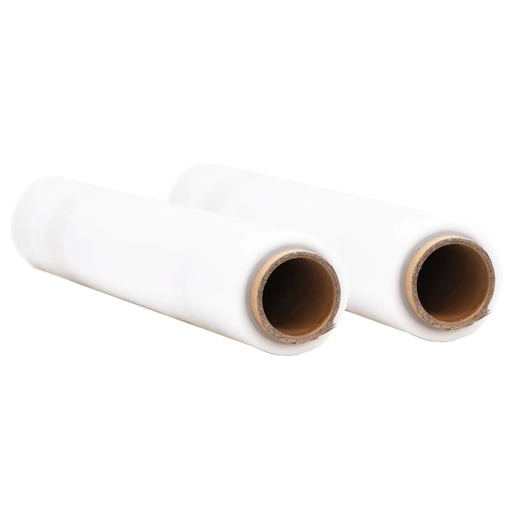 vidaXL Film étirable 2 pcs transparent 17 μm 50 cm x 150 m