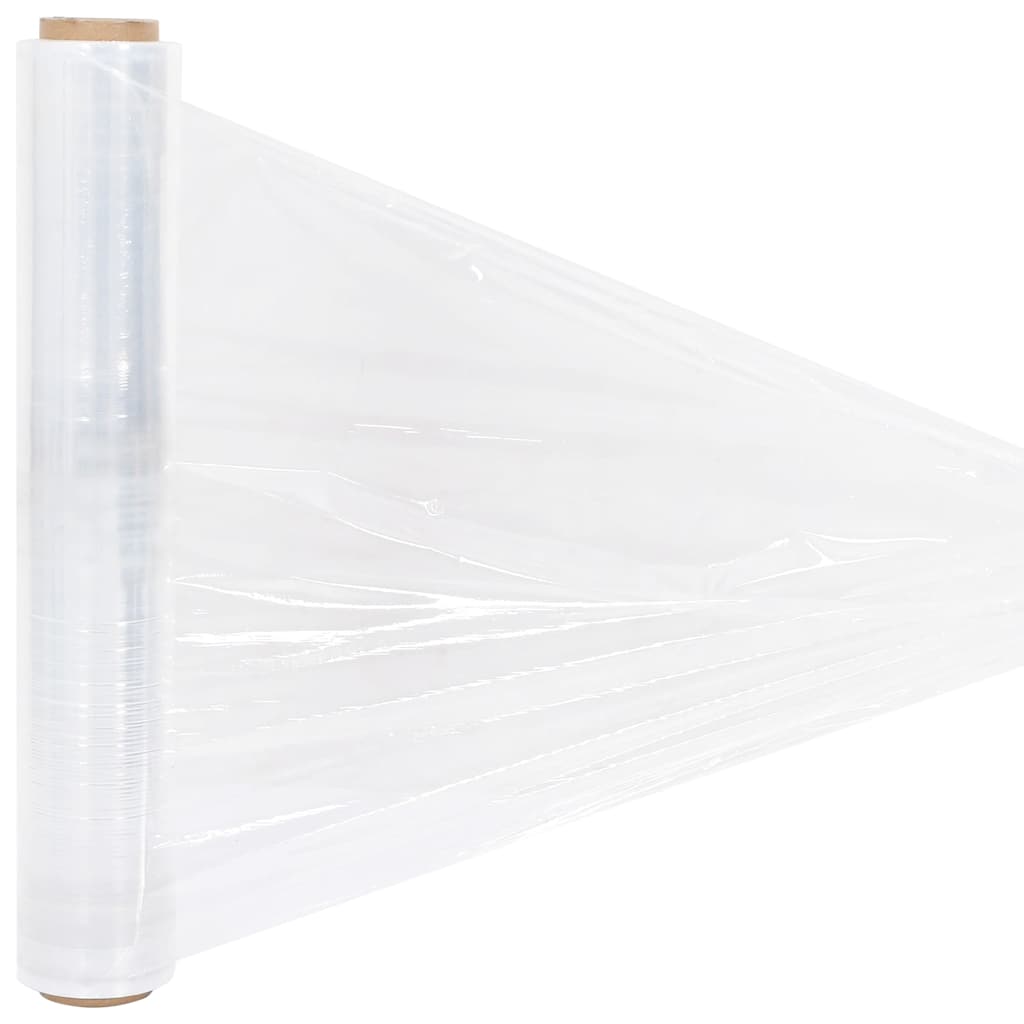 vidaXL Film étirable 2 pcs transparent 17 μm 50 cm x 150 m