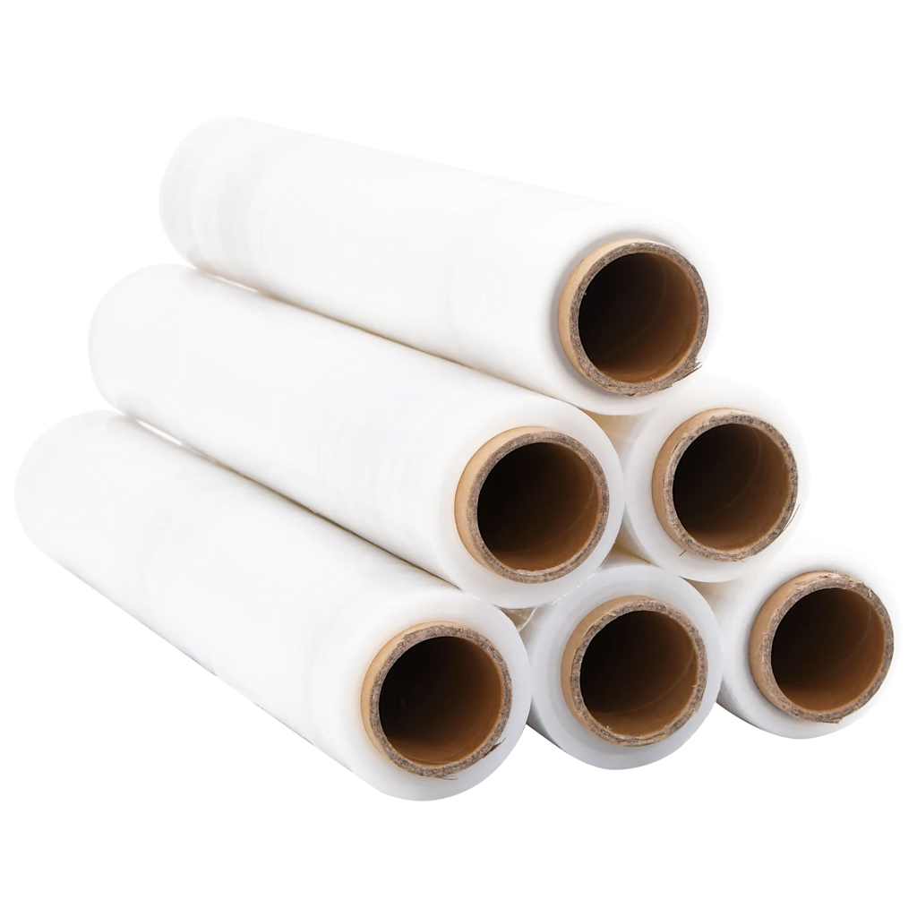 vidaXL Film étirable 6 pcs transparent 20 μm 50 cm x 150 m