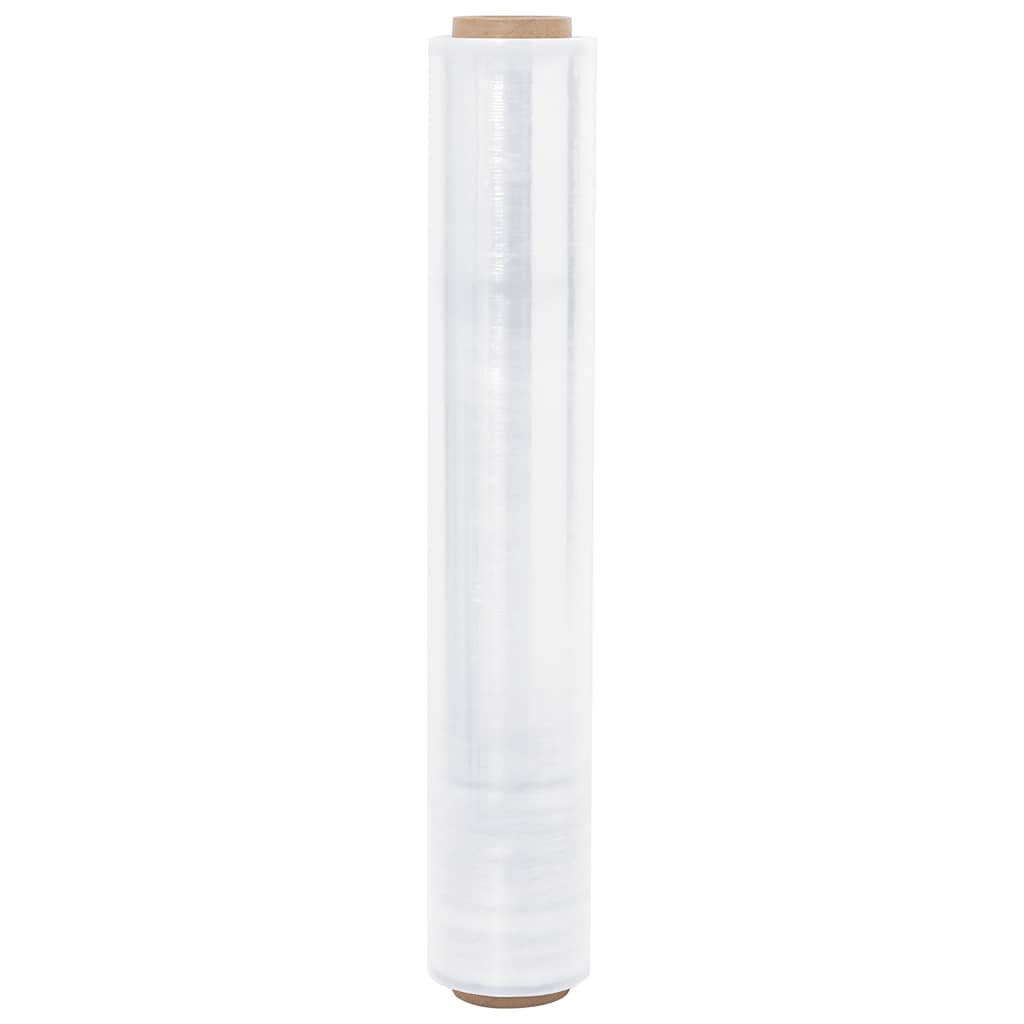 vidaXL Film étirable 2 pcs transparent 17 μm 50 cm x 300 m