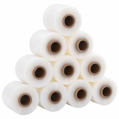 vidaXL Films étirables 10 pcs transparent 23 μm 10 cm x 300 m