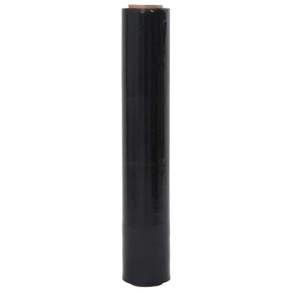 vidaXL Film étirable 2 pcs noir 30 μm 50 cm x 150 m
